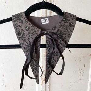 Haunted Mansion Pattern Goth Halloween Collar